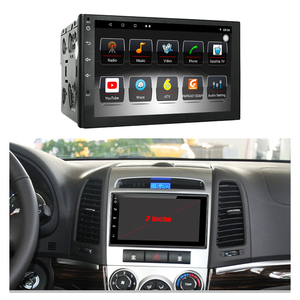 Autoradio ultra mince avec écran tactile de 7 pouces, lecteur dvd, universel, <span class=keywords><strong>android</strong></span>, <span class=keywords><strong>GPS</strong></span>, BT, châssis ultra-fin, vidéo, pour voiture - Product Image 1