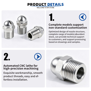 Nueva boquilla de aire ranurada Huahang equivalente a la serie <span class=keywords><strong>Silvent</strong></span> 700 de acero inoxidable - Product Image 3