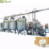Homogénéisateur de broyeur automatique Machine de fabrication de protéines de soja fraîches Texture Ligne de production de lait de soja