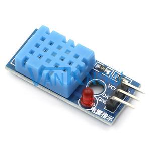 DHT11 saklar Digital modul suhu dan kelembaban <span class=keywords><strong>Sensor</strong></span> dengan lampu indikator dikirim ke garis DuPont untuk modul Arduinos - Product Image 5