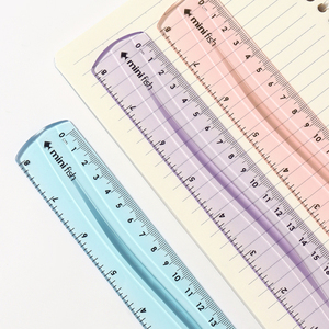 Aangepaste 20Cm Heldere Zachte Pvc Flexibele Kawaii Liniaal Duurzaam Plastic Schoolbenodigdheden - Product Image 6