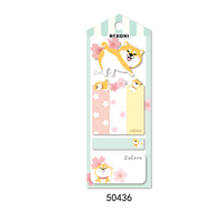Nekoni Index de pages en papier, Blocs-notes autocollants, Blocs-mémo, Notes adhésives, Blocs-mémo mignons Kawaii Festival Sakura pour notes autocollantes