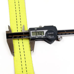 Ceinture en polyester rétractable 1.5 pouces 38mm <span class=keywords><strong>2T</strong></span> <span class=keywords><strong>Sangle</strong></span> d'arrimage à <span class=keywords><strong>cliquet</strong></span> durable avec double crochet en J - Product Image 4