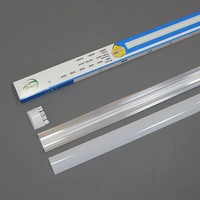Lumière LED industrielle personnalisée en forme de barre, fabrication, IP54, étanche, ovale, aluminium, PC, CRI élevé>80, température de couleur 2600K-7000K, garantie 5 ans