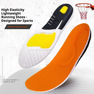 Semelles intérieures en mousse <span class=keywords><strong>pour</strong></span> hommes et femmes, ajustables, hautement élastiques, absorbant les chocs, respirantes, absorbant la transpiration, <span class=keywords><strong>pour</strong></span> le basketball et la course à pied - Product Image 2