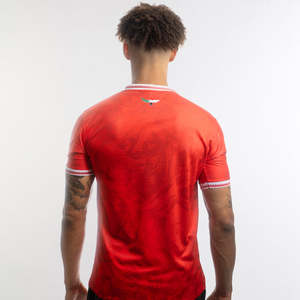 Uniforme de Fútbol Personalizado 2024 de Alta Calidad, 100% Poliéster, con Logotipo, Nombre y Número Impresos por Transferencia Térmica, Diseño para Club Nacional de Sudán - Product Image 5