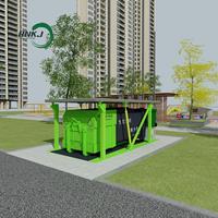 Station de compactage des déchets souterraine à capteur RNKJ – Solution tout-en-un personnalisable et esthétique moderne pour l'élimination des déchets