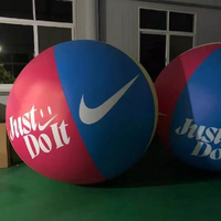 Ballon de basket-ball gonflable en PVC, ballon de football étanche, ballon de volley-ball étanche, articles publicitaires lumineux pour la décoration d'événements