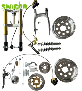 SWICOO para Kits de Horquilla Delantera Invertida Compatible con Monkey Z50 con Conjunto de Amortiguador de Brazo Oscilante Delantero y Trasero para Ruedas de 10 Pulgadas - Product Image 4