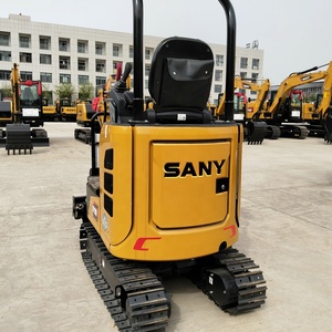 La excavadora sobre orugas Sany SY18U está equipada con un dispositivo de trabajo basculante, La miniexcavadora SY18 con una pala excavadora - Product Image 4