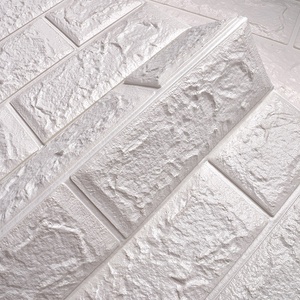 Nóng Bán Màu Sắc Rắn PE Tường Bọt 3D Hình Nền Sticker Bọt Tường Gạch Sticker - Product Image 4