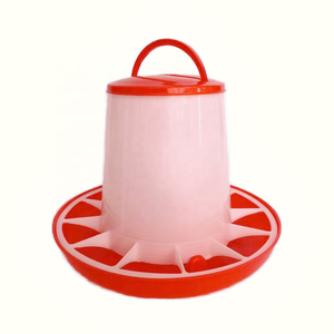 पोर्टेबल 1.5 किलोग्राम-12 किलोग्राम बड़ा पोल्ट्री फीडर और ड्रायर लाल सफेद लटकने चिकन फीडर ट्रफ को नई स्थिति की बिक्री के लिए - Product Image 1