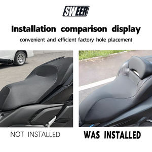 Passend für 2023-2026 Yamaha XMAX300 Motorrad Vollverkleidung Black Line Wasserdichter Atmungsaktiver Sitzbezug Sitzpolster-Set - Product Image 5