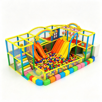 HELLO CAT Aire de jeux intérieure souple pour tout-petits, structure en métal ABS, mini-ville, maisonnette de garderie, château de jeu pour enfants