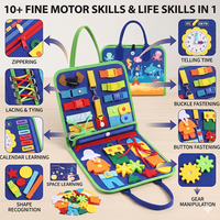 Vente en gros de livres silencieux pour tout-petits, accessoires Montessori en feutre pour tableau d'activités pour tout-petits