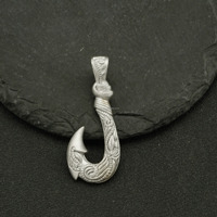 Bijoux usine personnalisée 316 304 acier inoxydable 3D cire coulée hameçon pendentif étanche hommes femmes bijoux collier personnalisé