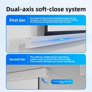 Pantalla <span class=keywords><strong>de</strong></span> Proyección Eléctrica Retráctil <span class=keywords><strong>de</strong></span> Techo <span class=keywords><strong>de</strong></span> Tamaño Personalizado 16:9 Full HD <span class=keywords><strong>de</strong></span> Aleación <span class=keywords><strong>de</strong></span> Aluminio para Cine en Casa - Product Image 2