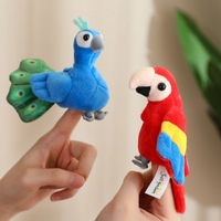 Accessoires de performance pour fête, animaux de dessin animé créatifs en coton PP pour le petit doigt