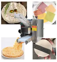 중국 고품질 자동 roti 만드는 기계 피자 프레스 피부 반죽 Sheeter 피타 빵 Roti 메이커 Tortilla 래퍼 기계