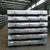 Großhandels preis Wellblech Ral Farbe 1000mm 0,4mm Dach Eisenbleche Wellblech Stahlblech für den Bau