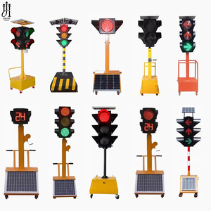 Lampu Lalu Lintas Tenaga Surya Harga Terjangkau Lampu Peringatan Lalu Lintas Tenaga Surya LED untuk Jalan - Product Image 1