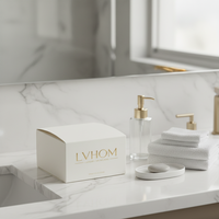 Boîte d'emballage en carton écologique personnalisée de luxe avec logo imprimé, design pliable doublé d'éponge pour nettoyant visage haut de gamme