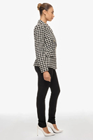 Fabricant de vêtements personnalisé OEM Blazer de bureau pour femme de carrière à revers cranté et à manches longues Veste pour femme