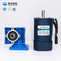 Moteur monophasé 90W 110V 120V 220V AC avec réducteur à vis sans fin NMRV30, moteur à induction à faible vitesse à couple élevé