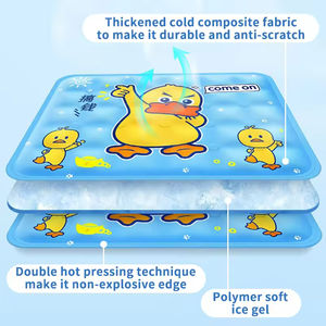 Großhandel Kühlung Hundematte faltbar wiederverwendbar wasserdichte Eismatte individuelles <span class=keywords><strong>Logo</strong></span> Farbe selbstreichend Sommer Hundekühlung Haustiermatte - Product Image 5