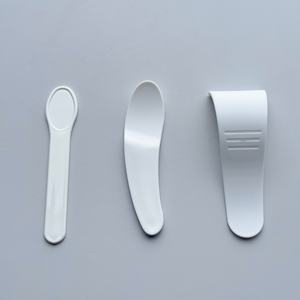 92,4mm plástico de grado alimenticio PP cosmético espátula cuchara para crema loción para tarros y contenedores - Product Image 1