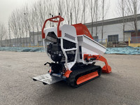 Mini-dumper Euro 5 EPA à démarrage électrique, chargeur hydraulique 500 kg avec pompe et moteur, dumper sur chenilles haute efficacité pour la construction