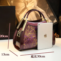 Sac fourre-tout vintage de haute qualité 2027 avec fermeture éclair, motif floral, imperméable en PU, grande capacité, pour femmes d'âge moyen et seniors, sac à main pour maman