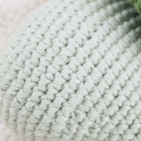 Handgemaakte gehaakte babyrammelaar houten bijtring gehaakte fruitrammelaar speelgoed gebreid speelgoed baby cadeaus geboorte baby kinderdecoratie
