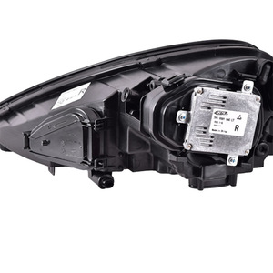 ชุดไฟหน้า Porsche Cayenne ปี 2011-2014 แบบดัดแปลง LED Matrix สีดำ สำหรับการติดตั้งเพิ่มเติมเพื่ออัปเกรด - Product Image 2