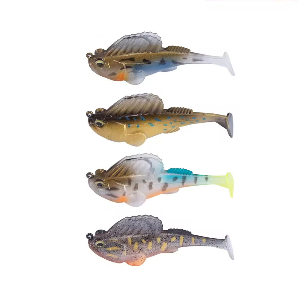 Lot De 4 Leurres De Pêche Type Crayon Crocodile, 13cm/16g, Hélice Métal, Eau Douce/salée