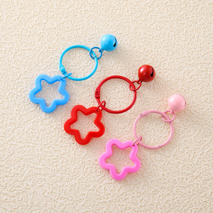 Portachiavi Personalizzato <span class=keywords><strong>con</strong></span> Logo Inciso, Design Carino, <span class=keywords><strong>Anello</strong></span> Portachiavi <span class=keywords><strong>con</strong></span> <span class=keywords><strong>Campanellino</strong></span>, Portachiavi Vuoto Personalizzabile - Product Image 4