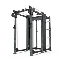 Combo Fitness Power Rack : Cage Compacte Complète avec Barres de Traction et Appareil d'Entraînement Fonctionnel pour la Musculation