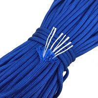 Cordon de parachute en paracorde polyester 550 pour camping, randonnée, escalade, survie, urgence, portable, 100 m/rouleau