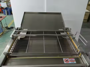 Bán tự động thương mại sô cô la icer glazer <span class=keywords><strong>Donut</strong></span> <span class=keywords><strong>Icing</strong></span> Máy lớp phủ sô cô la icer trang trí bánh rán kính máy - Product Image 6