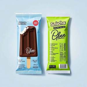 Pochette pour desserts surgelés personnalisée imprimée par gravure de qualité supérieure sacs à fermeture éclair pour sushi gelée étanche à l'humidité Film Mylar alimentaire - Product Image 4