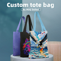 Sac fourre-tout en toile LILALILA pour femmes, écologique et recyclable, avec fermeture éclair, impression intégrale du logo personnalisé, vente en gros