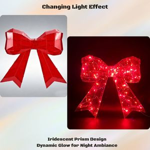 Ornements suspendus en plastique lumineux faits à la main, modernes et électriques, en forme de nœud papillon, pour la Pâques, les mariages et la décoration murale intérieure - Product Image 5