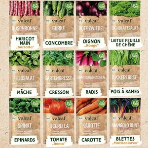 VegetableKits - Mix Pronto da Piantare - 12 Deliziose Varietà di Ortaggi Biologici - Terra <span class=keywords><strong>per</strong></span> Giardino e Vasi - Product Image 3