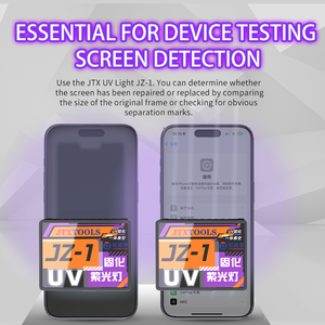 Lampe <span class=keywords><strong>de</strong></span> durcissement UV portable JTX JZ-1, rechargeable sans fil, pour la <span class=keywords><strong>réparation</strong></span> d'écrans <span class=keywords><strong>de</strong></span> <span class=keywords><strong>téléphone</strong></span>, durcissement <span class=keywords><strong>de</strong></span> colle OCA LOCA - Product Image 5