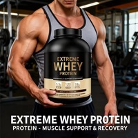Poudre d'isolat de protéines de lactosérum 50g+ Gainer de masse musculaire Supplément musculaire Vente en gros Marque privée OEM ODM Service personnalisé