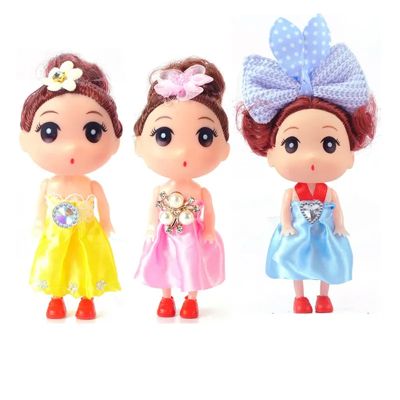 Customized Lovely Big Head Cute Doll Cartoon Mini Anime Figure Small Princess Figures Girl Toy Little Dolls