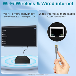 Canzone Smart <span class=keywords><strong>Android</strong></span> 4K TV Box con Ranura para Tarjeta SIM 4G, 2GB de RAM, 16GB de ROM, S905Y4 Amlogic, Reproductor Multimedia con WiFi 2.4G/5G - Product Image 3