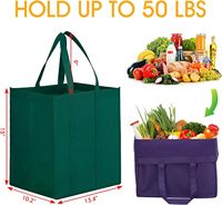 Vêtements commerciaux personnalisés réutilisable grand sac fourre-tout à coudre à long manche pliable non tissé sac écologique avec bouton-pression