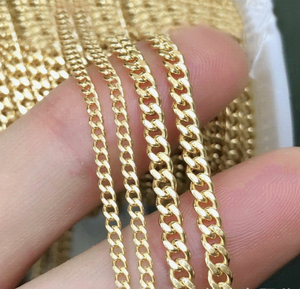 Цепочка золотистая, 2,7 мм * 2 мм, 14 карат - Product Image 5