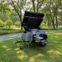 Caravane de camping tout-terrain avec suspension indépendante